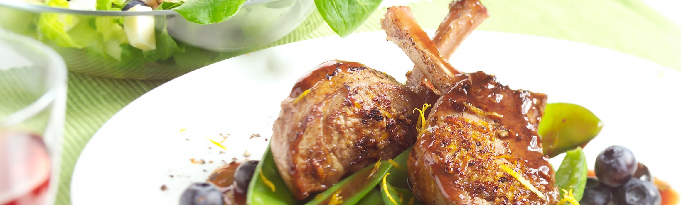 Gorgonzolasalade met blauwe bessen